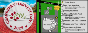 Map for Cranberry Harvest Day